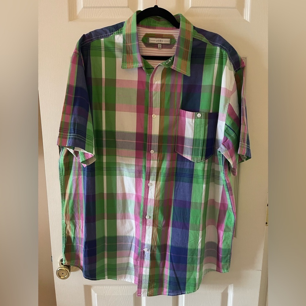 PD&C button down shirt • Mens 2XL